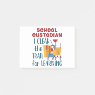 Post-it® Gardien de l'école, j'efface la piste pour appren