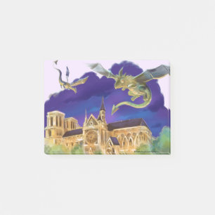 Post-it® Gargouille Notre Dame - Paris Notes 4" x 3"