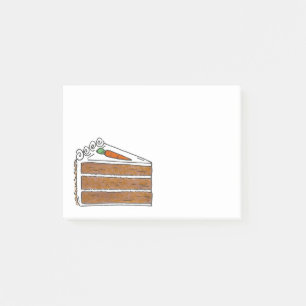 Post-it® Gâteau de couche de carottes Pâtisserie boulangeri