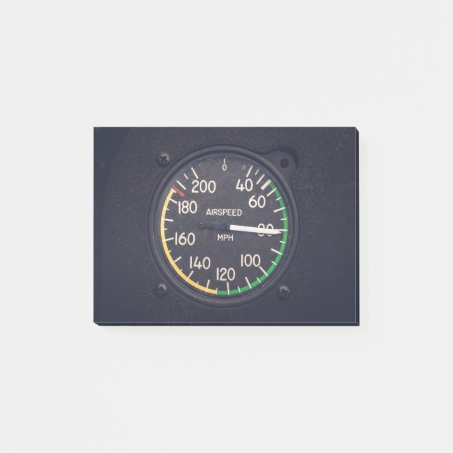 Post-it® Gauge de l'Airspeed (Devant)