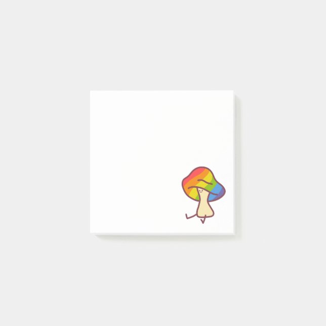 Post-it® Gay Fungi Rainbow Mushroom Sticky Notes (Devant)