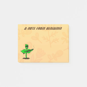 Post-it® Germinator cyborg plante dessin humoristique