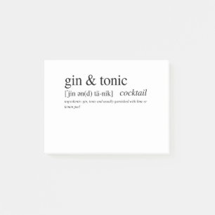 Post-it® Gin et Tonic