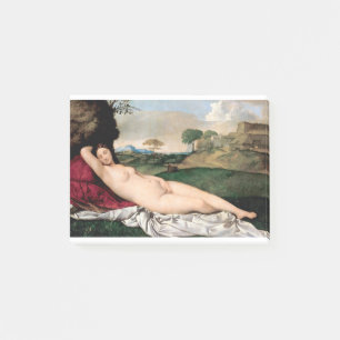 Post-it® Giorgione Sleeping Venus (1508) célèbre peinture