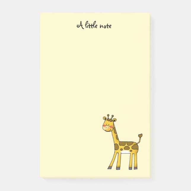 Post-it® girafe mignonne (Devant)