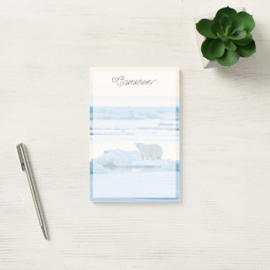 Post-it® Glace et neige Ours polaire Iceberg Norvège