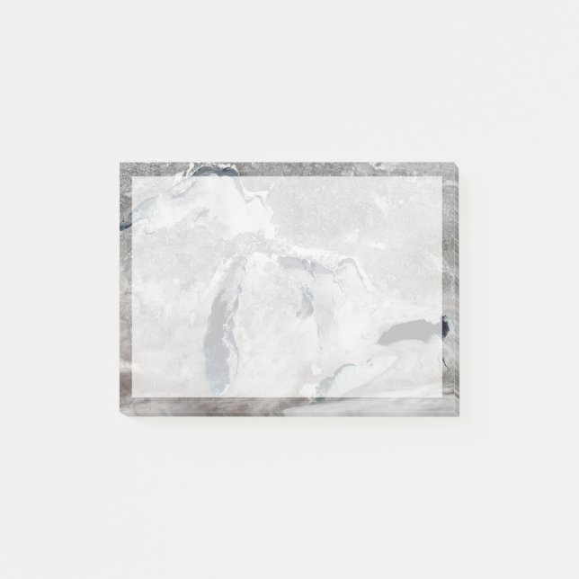 Post-it® Glace Sur Les Grands Lacs, États-Unis. (Devant)