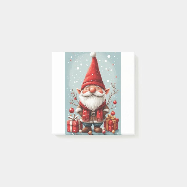 Post-it® Gnome de la saison des fêtes  (Devant)