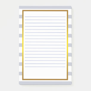 Post-it® Gold Foil Gris Gris Gris Bleu Lignes d'affaires