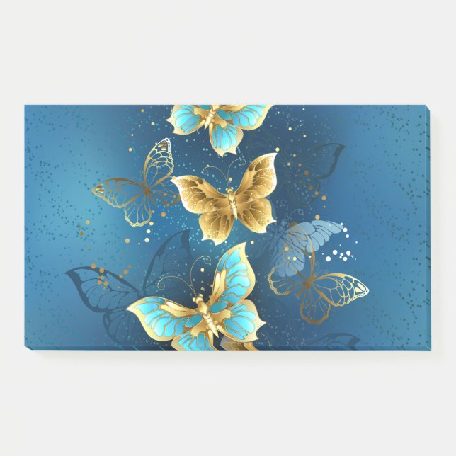 Post-it® Golden butterflies (Devant)