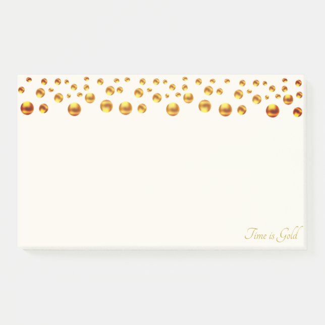 Post-it® Golden Confetti sur l'ivoire (Devant)