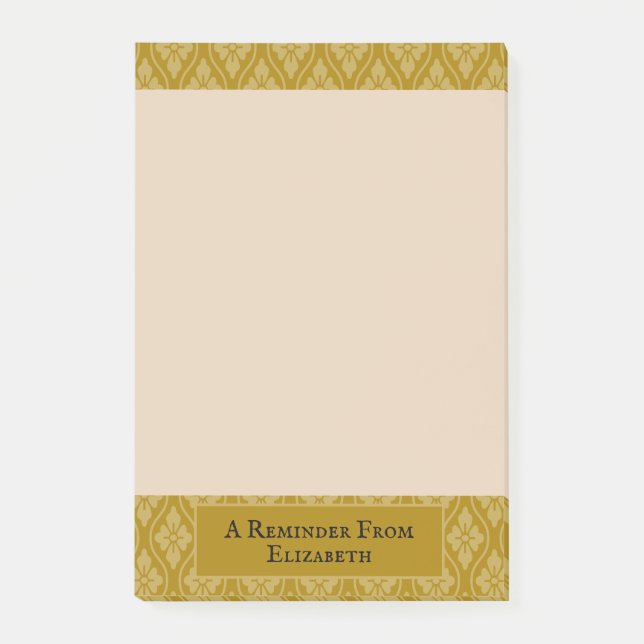 Post-it® Golden Japanese Scroll Personnalisé (Devant)