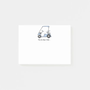 Post-it® Golf C'est comme ça que je roule