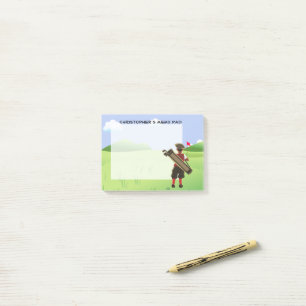 Post-it® Golf personnalisé amusant sur le terrain de golf