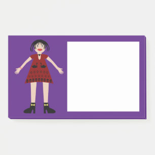 Post-it® Gothique Halloween Vampire Lady