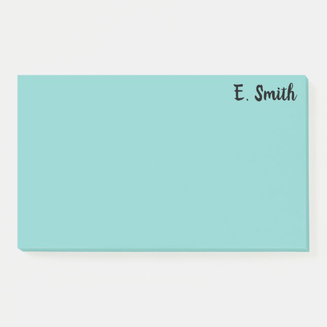 Post-it® Grand bleu personnalisé (Devant)
