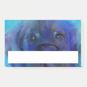 Post-it® Grand Danois Peinture Bleue