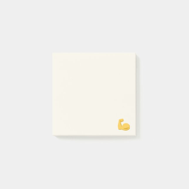 Post-it® Grand et fort bras Emoji (Devant)