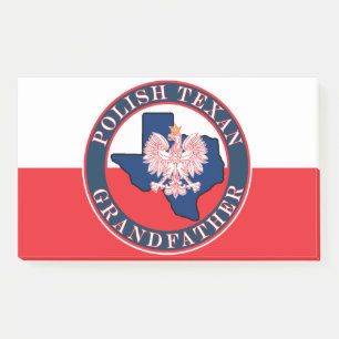 Post-it® Grand-père texan polonais rond