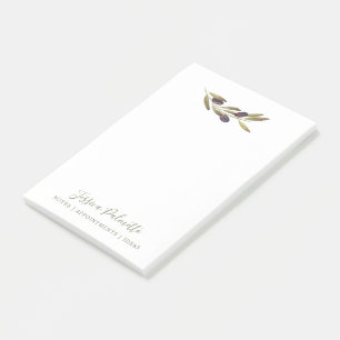 Post-it® Grand personnalisé par branche d'olivier