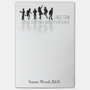 Post-it® Grande note de Courrier-it® de psychologue fait