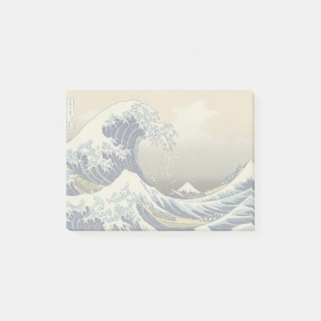 Post-it® Grande vague Kanagawa peinture japonaise (Devant)