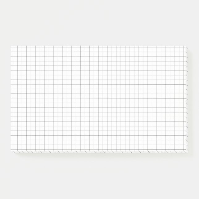 Post-it® Grandes notes collantes de papier de graphique (Devant)