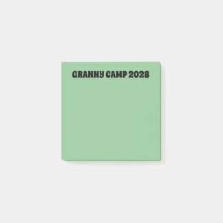 Post-it® Granny Camp Retro Texte vert