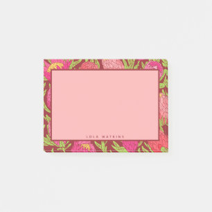 Post-it® Gras Pink Tropical Floral