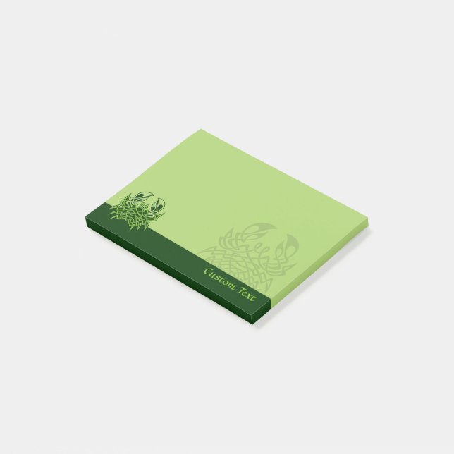 Post-it® Green crab Celtic Knot (Incliné)