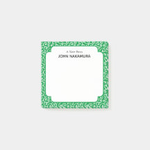 Green Karakusa Motif japonais de vigne