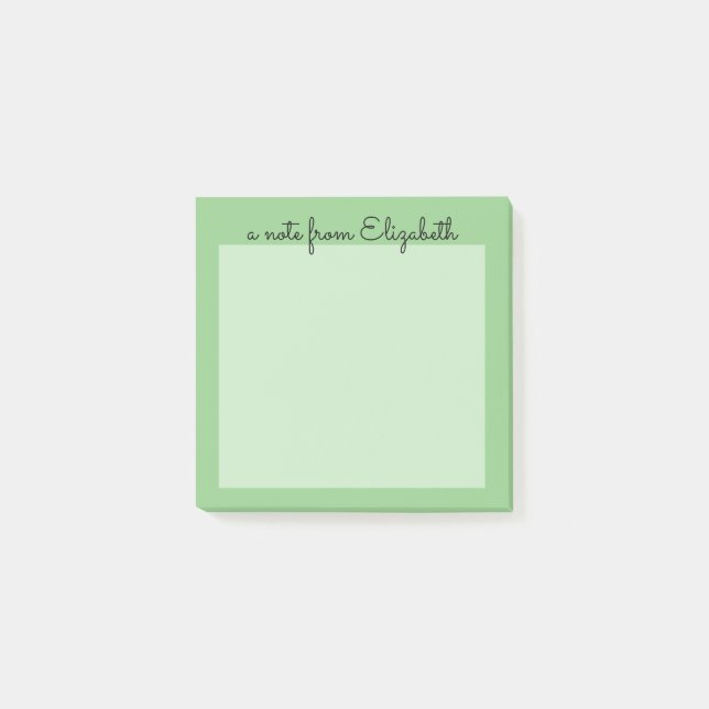 Post-it® Green Pastel (Devant)