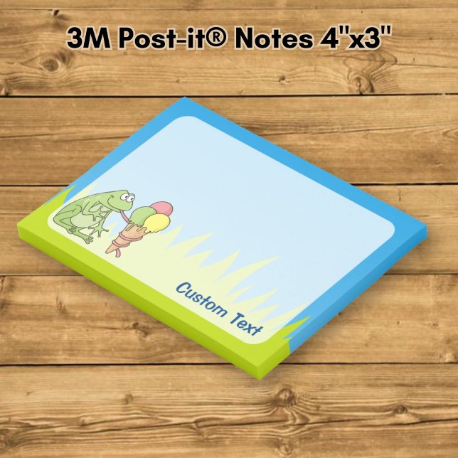 Post-it® Grenouille avec glace (Créateur téléchargé)