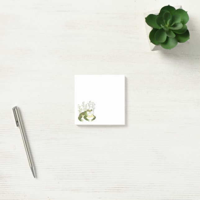 Post-it® Grenouille rustique aquarelle (Bureau)