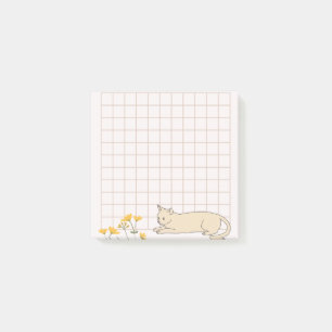 Post-it® Grille de fleurs de chat