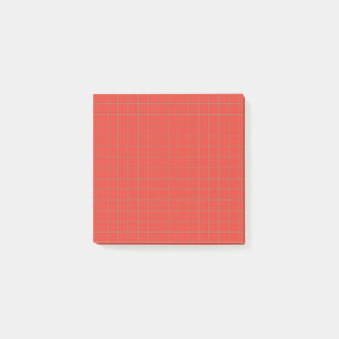 Post-it® Grille de Motif À damiers rouge gras