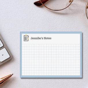 Post-it® Grille graphique avec Porte - bloc et stylo bleu