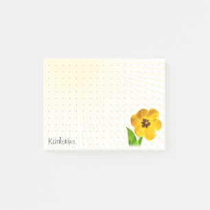 Post-it® Grille pointillée - Jolie Tulipe Jaune Photographi