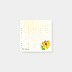 Post-it® Grille pointillée - Jolie Tulipe Jaune Photographi