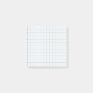 Post-it® Grille souple À damiers Motif bleu pâle