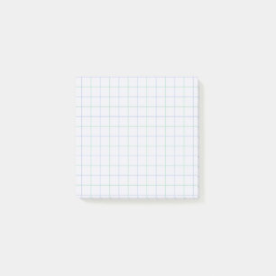 Post-it® Grille souple À damiers Motif bleu pâle
