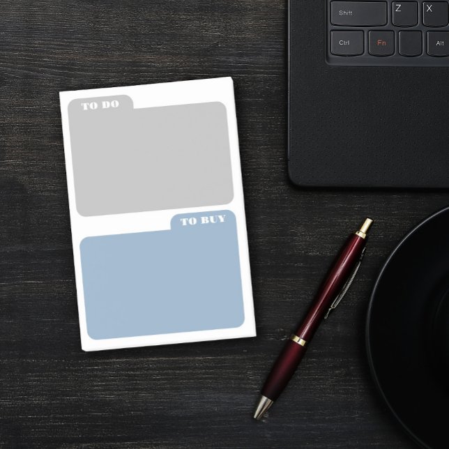 Post-it® Gris et bleu cendré à faire et à acheter (Créateur téléchargé)