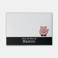 Gros porc rose drôle personnalisé