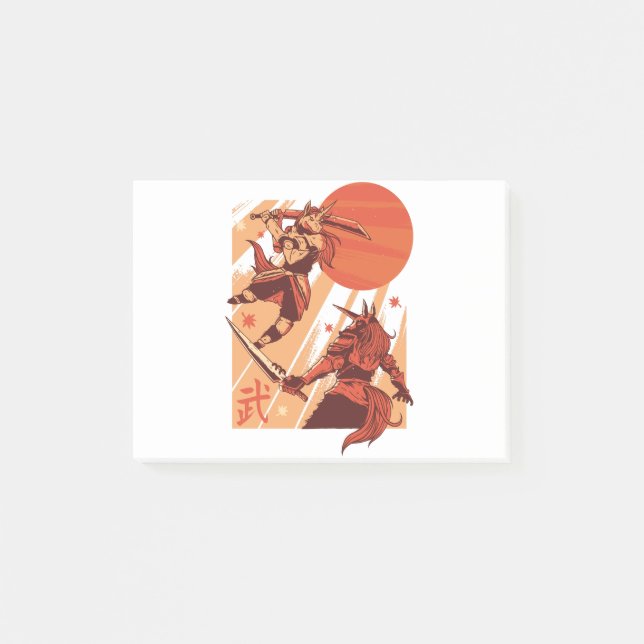 Post-it® Guerriers Licornes (Devant)