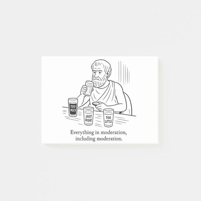 Post-it® Guide d'Aristote pour la modération (Devant)