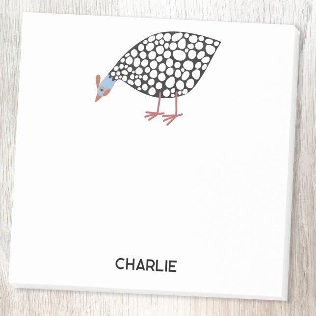 Post-it® Guinée Fowl amusant Personnalisé (Personalized Guinea Fowl Post It notes)