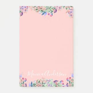 Post-it® Guirlande en pastel - rose-clair personnalisé