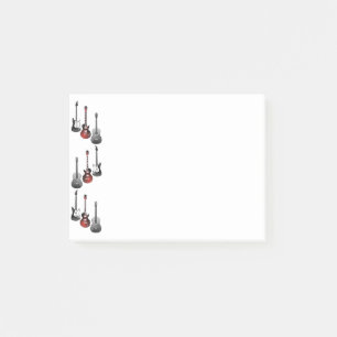 Post-it® Guitares Électriques Cool pour les Amateurs de Mus