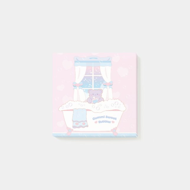 Post-it® Gummi Sweet Bubbles Notes (Devant)