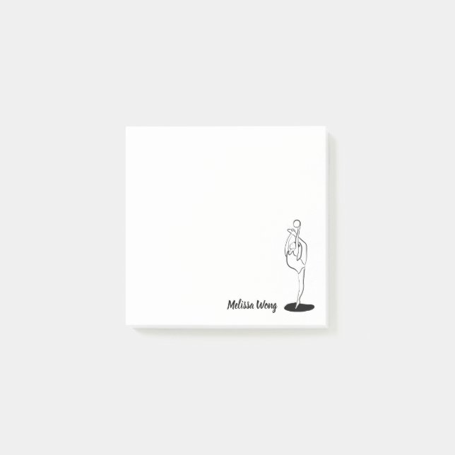 Post-it® Gymnaste rythmique (Devant)